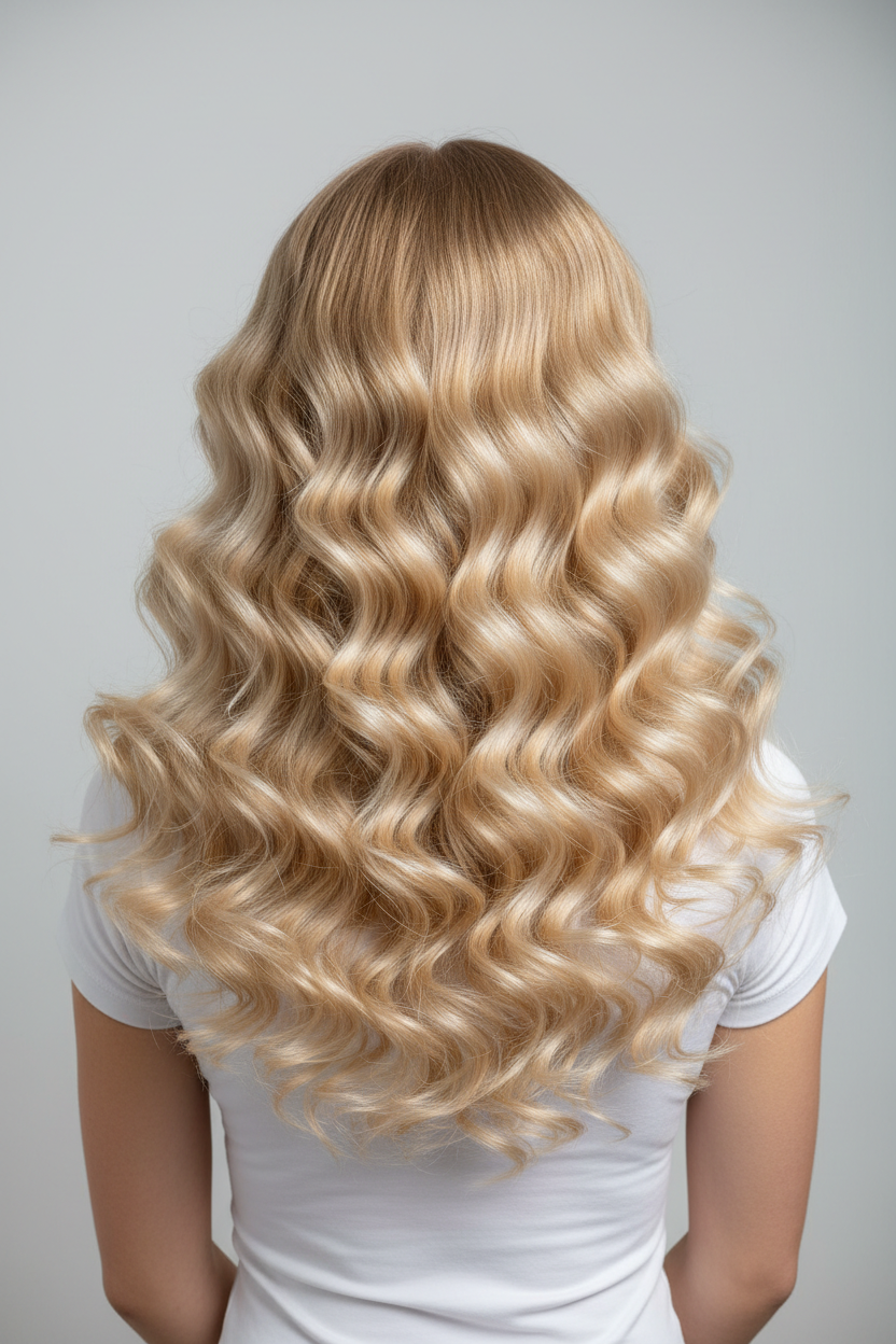 After - Blonde Curls